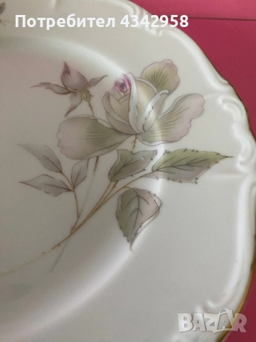 Edelstein.Maria Theresia.1960-1970г.Порцеланова чиния., снимка 2 - Антикварни и старинни предмети - 52536017