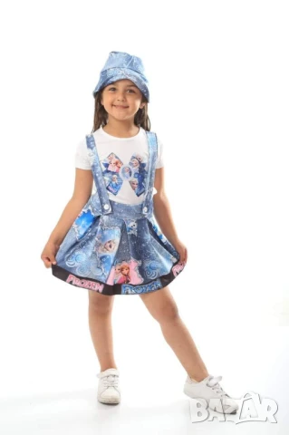 Детски комплект за момиче Блузка, сукманче и шапка на едро, снимка 3 - Детски комплекти - 51149761