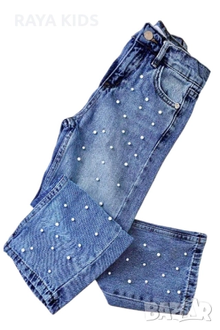💥🌟 Дънки за момичета от 2 до 12 години💥💫, снимка 5 - Детски панталони и дънки - 52821232