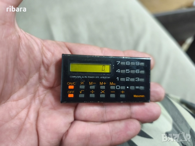 Стара запалка калкулатор Maruman , снимка 7 - Други ценни предмети - 52870340