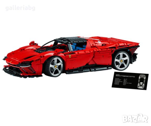 1:8 LEGO Technic - Ferrari Daytona SP3, снимка 3 - Конструктори - 45456979