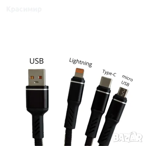 Кабел за зареждане , снимка 2 - USB кабели - 47450524