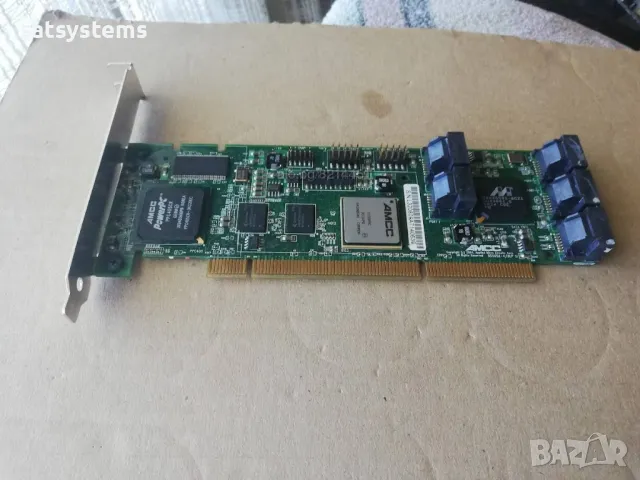 3ware AMCC 9550SXU-8LP 8-Port SATA II PCI-X RAID Controller Card, снимка 5 - Други - 48098258