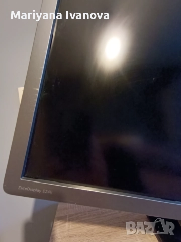 24" Употребяван монитор HP EliteDisplay E241i 24" IPS, снимка 8 - Монитори - 52575616