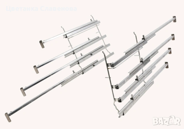 Телескопични удължители за фурна 60 см./чекмедже 4 PCS ,926559002 xz00057, снимка 6 - Печки, фурни - 53112024