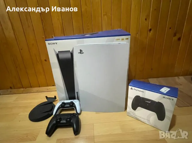 Play Station 5 (два контролера и 5 игри) , снимка 1 - PlayStation конзоли - 47732483