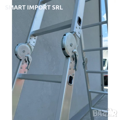 Многофункционална сгъваема стълба KMP405B, 4x5 стъпала, снимка 7 - Железария - 52006908