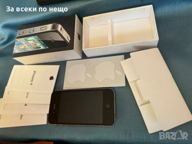 	Iphone 4 , 32GB ОТКЛЮЧЕН , айфон 4 + КУТИЯ, снимка 2 - Apple iPhone - 46809789