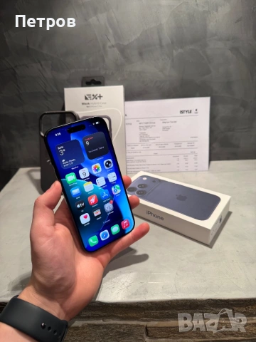17 cycle! КАТО НОВ Iphone 17 Pro Blue + калъф, снимка 8 - Apple iPhone - 54141639