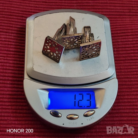 Сребърни мъжки ръкавели. , снимка 4 - Други - 53667552