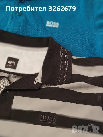Hugo Boss 2 броя оригинални тениски размер М общо 35лв , снимка 4 - Тениски - 52974876