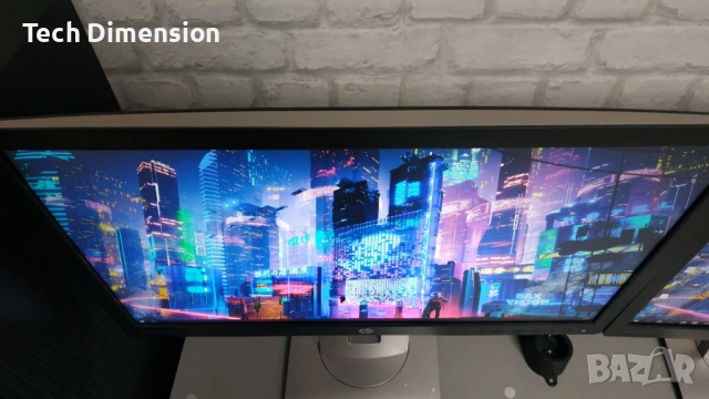 Монитор HP Elitedisplay E242 24" IPS Displayport,HDMI,Pivot, снимка 3 - Монитори - 54128336