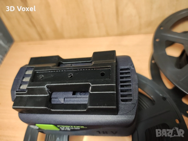 Стойка за батерия FESTOOL/ органайзер за батерия с едно гнездо, снимка 3 - Винтоверти - 51813592