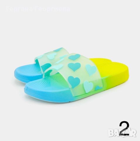 Цветен коктейл: Дамски плажни чехли с ярък и многоцветен стил, снимка 3 - Джапанки - 45351923