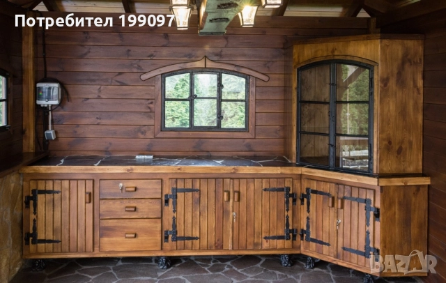 Кухненски шкафове по поръчка. Масив орех, череша, круша, дъб, чинар, акация..., снимка 15 - Шкафове - 52476337