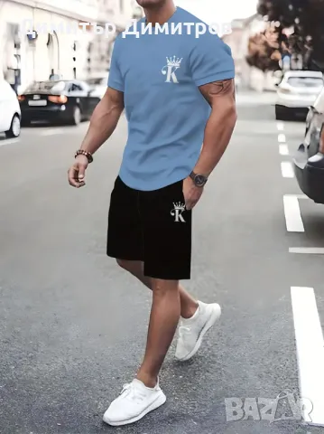Летни комплекти-тениска и бермуди Размер L 50-25 лв, снимка 6 - Спортни дрехи, екипи - 50157075