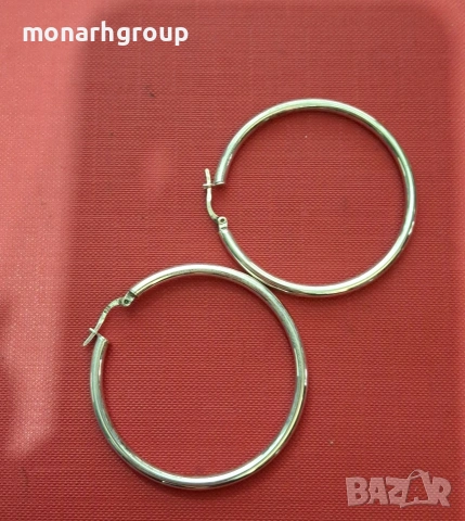 Сребърни обеци