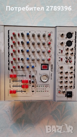 професионален аудио миксер (смесител) с вграден усилвател PMX-4D , снимка 3 - Ресийвъри, усилватели, смесителни пултове - 53483884