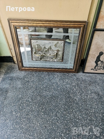 винтажна картина, релеф. 