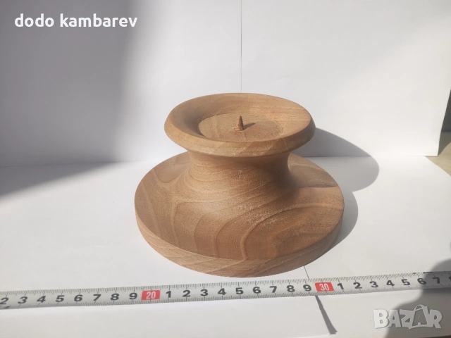 Дървени свещници