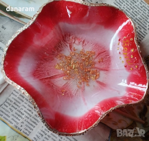 купички и чинийки от епоксидна смола , снимка 10 - Други - 49936388