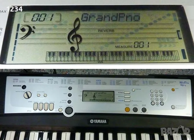 Синтезатор клавир YAMAHA YPT-200 пиано 5 октави, снимка 4 - Синтезатори - 46971239