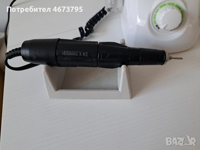 Електрическа пила за нокти с мотор Mariotti, снимка 2 - Педикюр и маникюр - 52820149