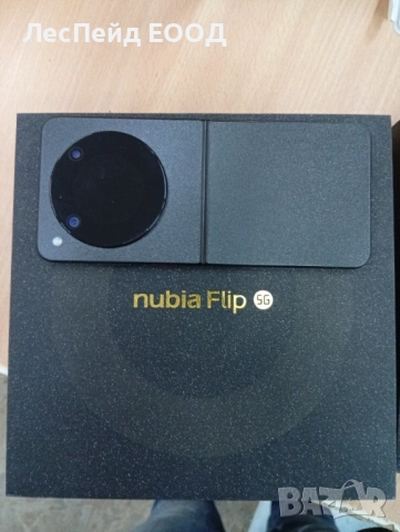 Nubia Flip 5G 17.5 cm (6.9") Dual SIM Android 13 USB Type-C 20 GB 256 GB 4310 mAh Черен, снимка 2 - ZTE - 53521032