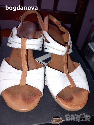 Летни сандали от естествена кожа, номер 40, снимка 8 - Сандали - 53985561