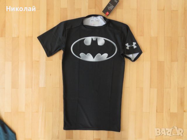 under armour alter ego batman тениска UPF30+, снимка 2 - Тениски - 45178818