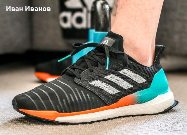 маратонки adidas SolarBoost 'Hi-Res Aqua  номер 47 1/3, снимка 1 - Маратонки - 46140633