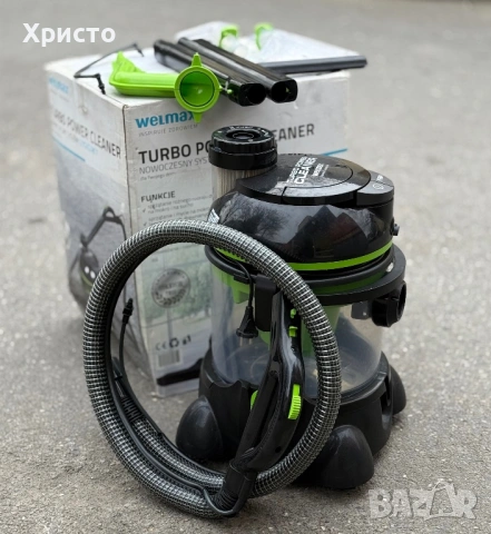 Професионална прахосмукачка Welmax Turbo Power Cleaner 2400W  , снимка 2 - Прахосмукачки - 53722139