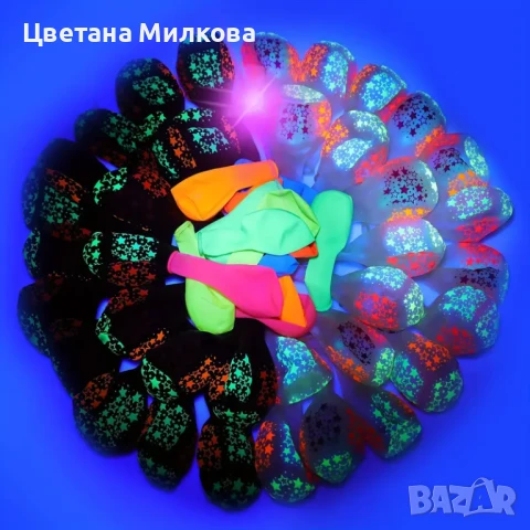 Светещи в тъмното балони за празник!, снимка 11 - Декорация - 50685382