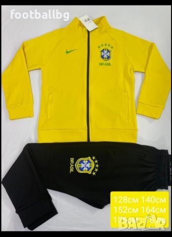 Бразилия 💛⚽️детско юношеска футболни екипи НОВО сезон 2024-25 година , снимка 12 - Футбол - 45384322