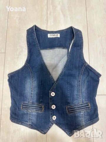 Cindy H дънково елече