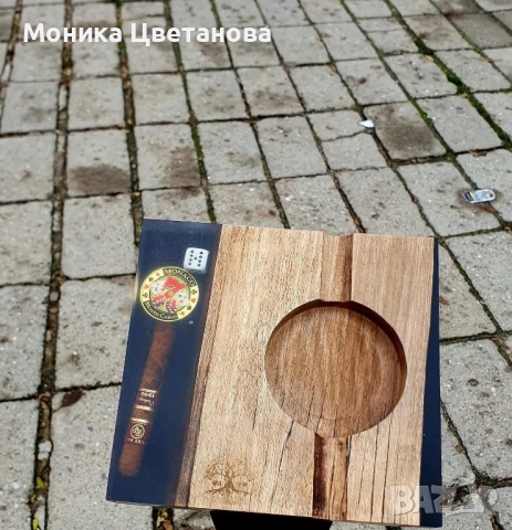 Пепелник за пури, снимка 2 - Декорация за дома - 52316098