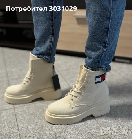 Дамски Боти Tommy Hilfiger , снимка 7 - Дамски боти - 49438202