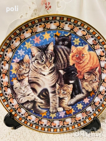 порцеланова чиния за стена , снимка 2 - Декорация за дома - 53594939