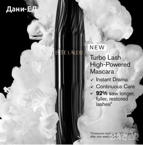 Estee Lauder Turbo Lash High Powered Спирала за обем и удължаване на миглите – черна, снимка 3 - Декоративна козметика - 46056131