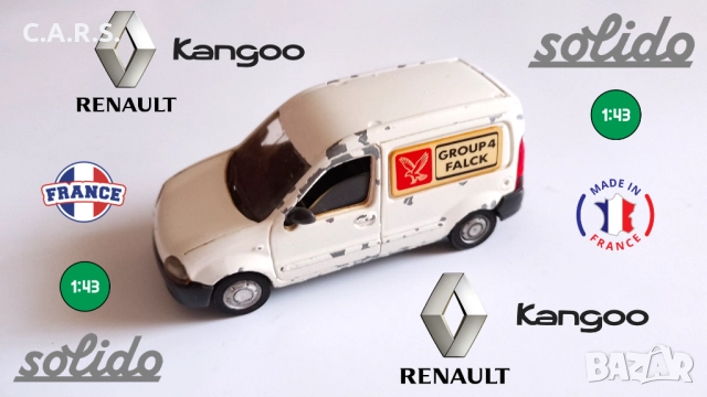 Renault Kangoo 1998 - Solido - Made In France 1:43