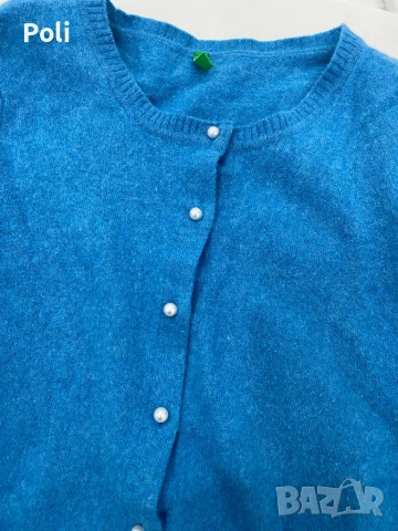 Кашмирена жилетка Benetton, снимка 2 - Жилетки - 53936962