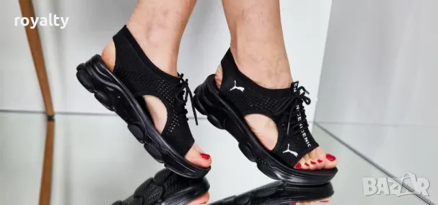 Puma черни дамски сандали , снимка 3 - Сандали - 50394288