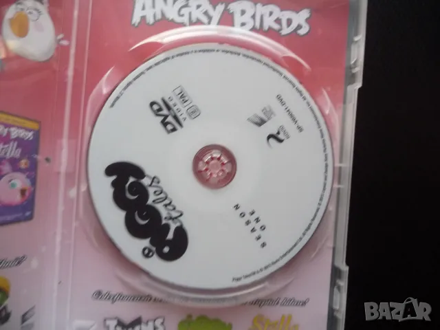 Angry Birds Piggy tales DVD филм прасенца приключения забавен игра , снимка 2 - Анимации - 50360901