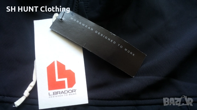 L.BRADOR Softshell Work Jacket размер L работна горница вятърно устойчива W4-164 , снимка 8 - Якета - 52026606