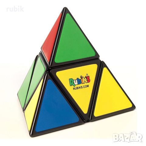 Оригинален магически пъзел Rubik's Pyramid 2x2x2 - С цветни пластини, снимка 3 - Игри и пъзели - 45822882