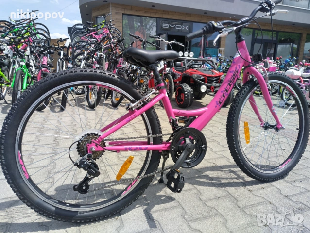 CROSS Велосипед 24" ALISSA розов, снимка 11 - Велосипеди - 53561232