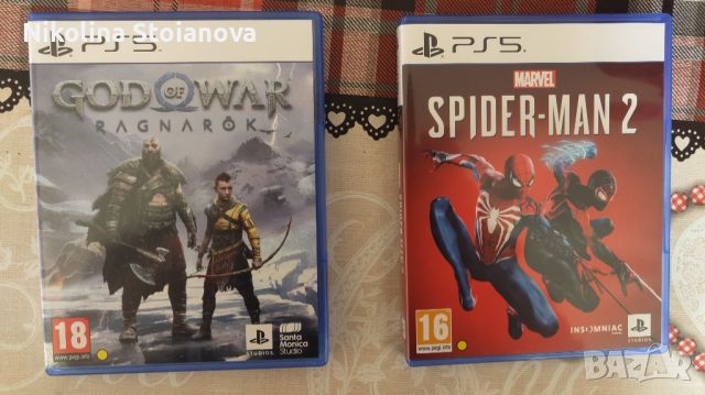 Игри за PlayStation 5 - God of War Ragnarök и Marvel's Spider-Man 2, снимка 1 - Игри за PlayStation - 46293504