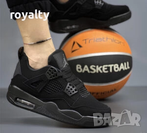 Nike air jordan 4 Цвят - Black cat Мъжки Маратонки 