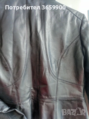 Дамско сако от естествена кожа, размер 12 UK, снимка 9 - Сака - 54215043