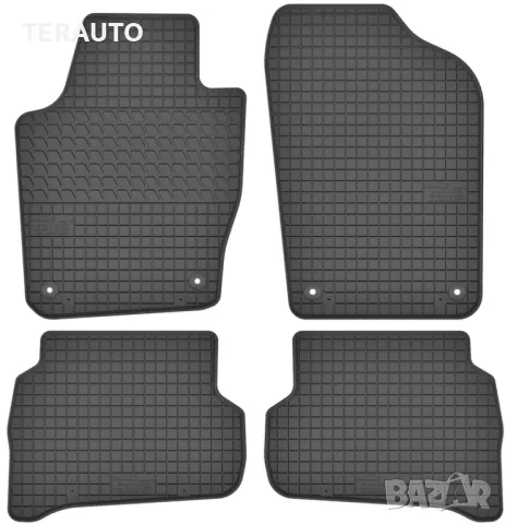 Гумени стелки за Skoda Fabia II 2006-2014, снимка 1